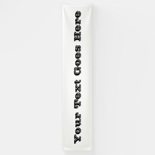 Pas het aan! spandoek (Verticaal)