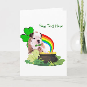 Pas het aan! St. Patrick van het Puppy van de Kaart