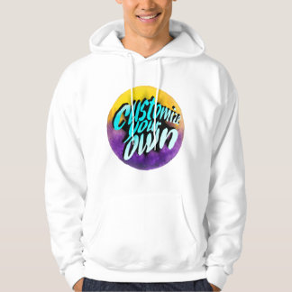 Pas het aan uw eigen - Persoonlijke ontwerpsjabloo Hoodie