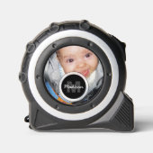 Pas het aan Uw foto Monogram Rolmaat (Voorkant)