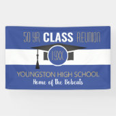 Pas het aan! Uw jaar- en schoolreübanner Spandoek (Horizontaal)