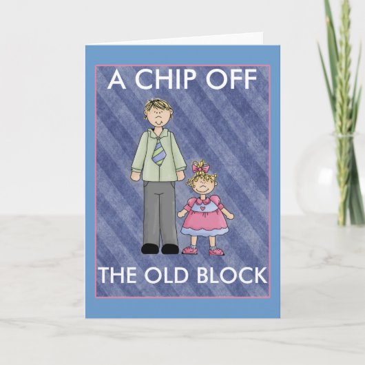 Pas het aan! Vader en dochter Kaart (Voorkant)