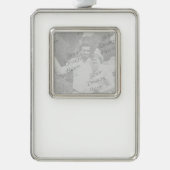 Pas het aan! verzilverd omlijst ornament (Voorkant)