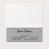 Pas het aan! visitekaartje (Buitenkant ongevouwen)