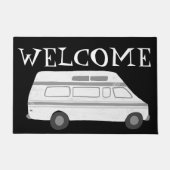 Pas het aan! WELCOME Camper Vanlife RV Deurmat (Voorkant)
