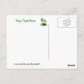 Pas het aan! Westie Puppy St. Patrick's Day Kaart (Achterkant)