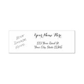 Pas het aan!  zelfinktende stempel (Design)