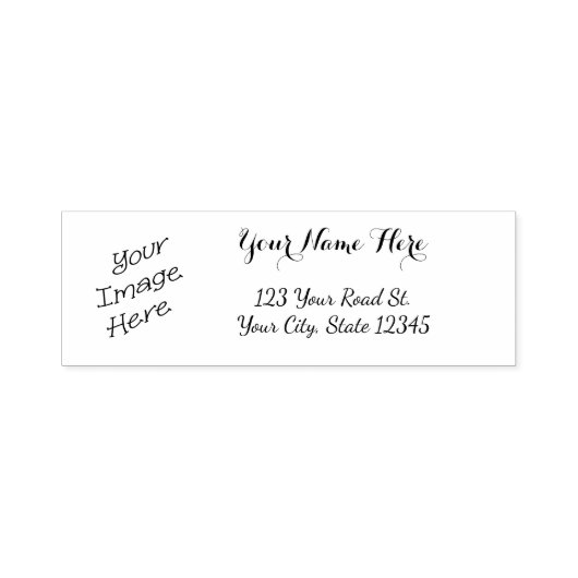 Pas het aan!  zelfinktende stempel (Design)