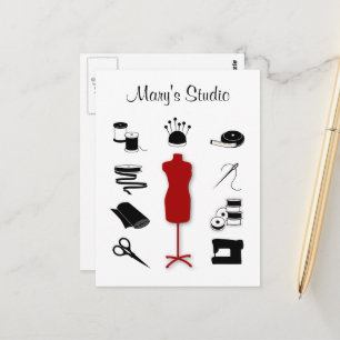 Pas het Briefkaart van de Tekst aan