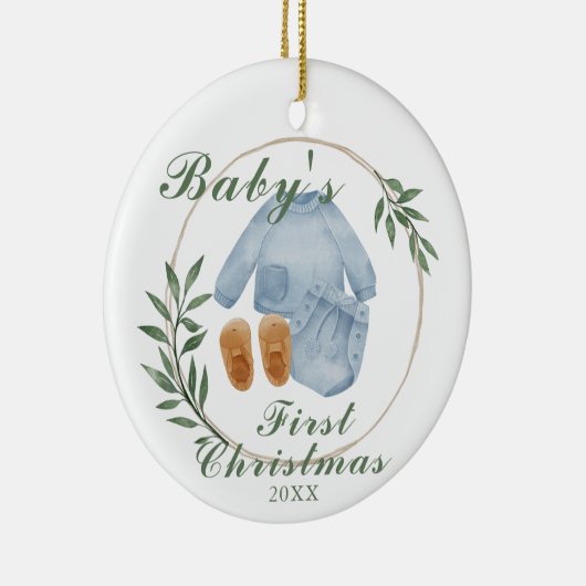 Pas het eerste Kerstmis Ornament van Baby aan (Rechts)