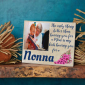 Pas het enige dat beter Nonna plaque is aan Fotoplaat (Zijkant)