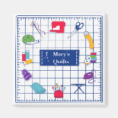 Pas het Etiket van de Kantel Magnet aan (Voorkant)