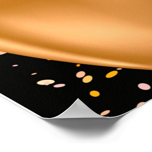 Pas het Grote Openen van de Personaliseer Kleine O Poster (Hoek)