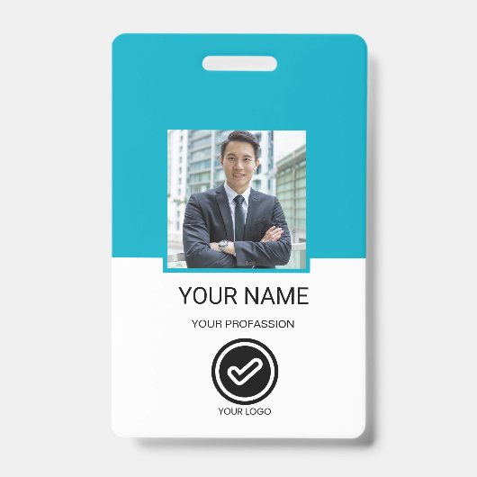 Pas het ID-badge van uw werknemer aan Badge (Voorzijde)