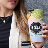 Pas het ijs van de waterverf van de Bedrijfs van d Thermosbeker