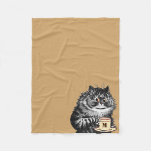 Pas het Initiaal van de Mok aan, Louis Wain Fleece Deken