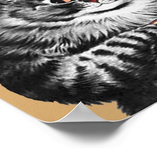 Pas het Initiaal van de Mok aan, Louis Wain Poster (Hoek)