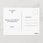 Pas het Kerst lijst aan met uw foto Briefkaart (Achterkant)