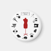 Pas het label aan magneet (Voorkant)