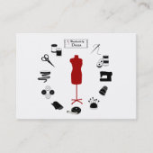 Pas het label visitekaartje aan (Voorkant)