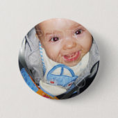 Pas het met Uw foto aan Ronde Button 5,7 Cm (Voorkant)