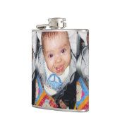 Pas het met Uw fotopatroon aan Heupfles (Links)