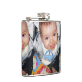 Pas het met Uw fotopatroon aan Heupfles (Rechts)