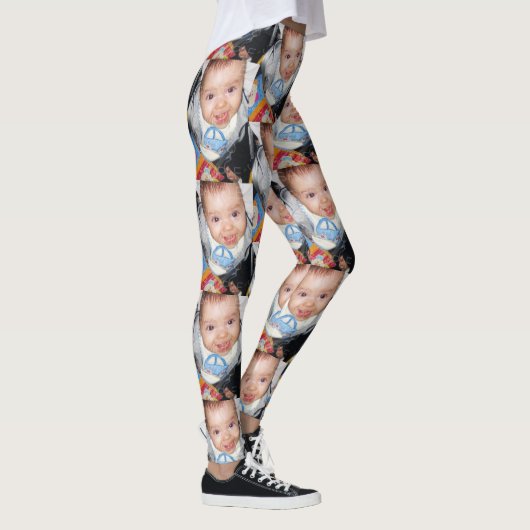 Pas het met Uw fotopatroon aan Leggings (Rechts)