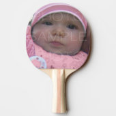 Pas het met Uw foto's aan pingelen Pong Paddle Tafeltennisbatje (Achterkant)