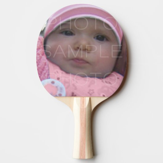 Pas het met Uw foto's aan pingelen Pong Paddle Tafeltennisbatje (Achterkant)
