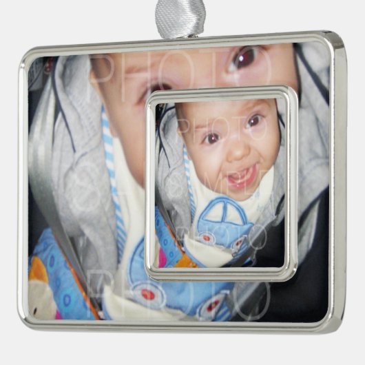 Pas het met Uw foto's Gevorm Ornament aan (Links)