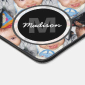 Pas het met Uw Monogram van het fotopatroon aan Bureaumat (Hoek)