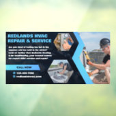 Pas het moderne Afbeelding van het HVAC-reparatieb Raamsticker (Vel 3)