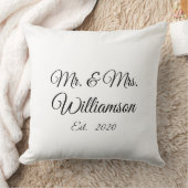 Pas het naam, jaar, nummer van het koppel aan kussen (Deken)