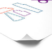 Pas het Poster van de Tekst aan (Hoek)