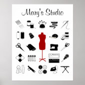 Pas het Poster van de Tekst aan (Voorkant)