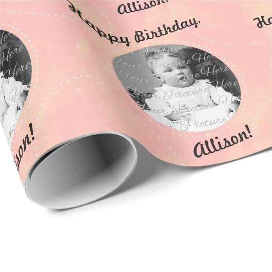 Pas het roze aan cadeaupapier (Rol Hoek)