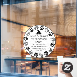 Pas het Voorzijde van het Klokken van de Klokken v Raamsticker