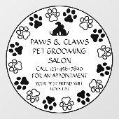 Pas het Voorzijde van het Klokken van de Klokken v Raamsticker (Vel)