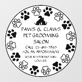 Pas het Voorzijde van het Klokken van de Klokken v Raamsticker (Vel)