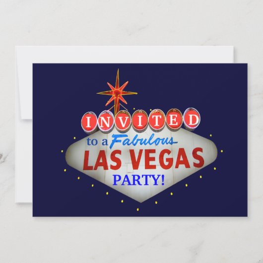 Pas het Welkome Teken van Las Vegas aan Kaart (Voorkant)