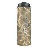 Pas het witte Manuscript van de Verticale Naam, Go Thermosbeker (Voorkant)