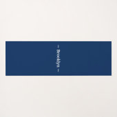 pas het witte marineblauw van de veranderingsnaam  yogamat (Achterkant (horizontaal))