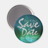 Pas het Zee Emerald sparen de Magnet van de Datum  (Voorkant / Achterkant)