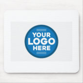 Pas hier Jouw naam of de Logo van het Bedrijf aan Muismat (Voorkant)