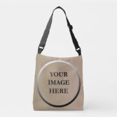 Pas hier uw Afbeelding aan Crossbody Tas (Voorkant)
