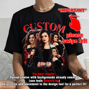 PAS HIER UW EIGEN VERJAARDAGSIDEE AAN, bootleg T-shirt