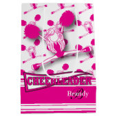 Pas Hot Pink Cheerleader aan Medium Cadeauzakje (Achterkant)