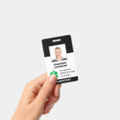 Pas ID-badge aan – Personeelsfoto, Logo, Barcode Badge (Handheld)