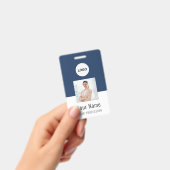 Pas-ID kaart | Persoonlijke foto & tekst Badge (Handheld)